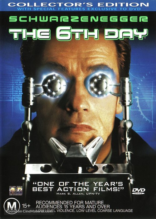 The 6th Day - Australian DVD movie cover