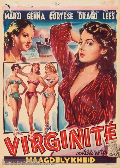 Verginit&agrave; - Belgian Movie Poster