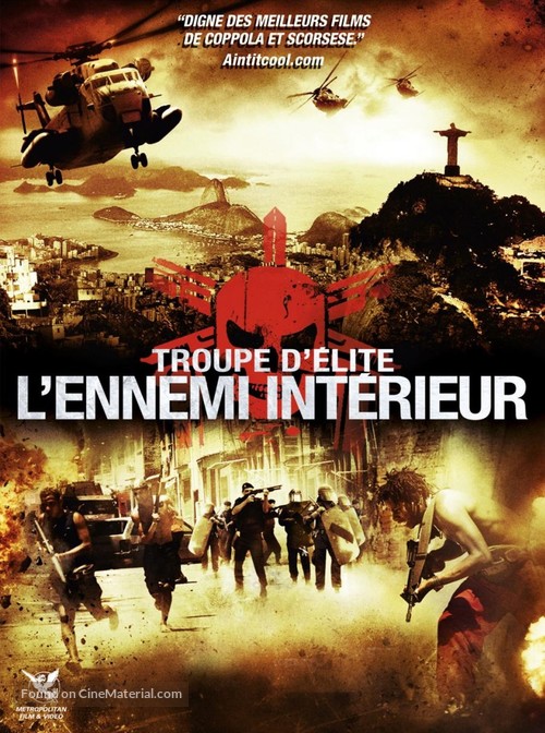 Tropa de Elite 2 - O Inimigo Agora &Eacute; Outro - French DVD movie cover
