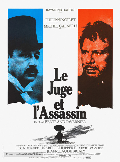 Le juge et l&#039;assassin - French Movie Poster