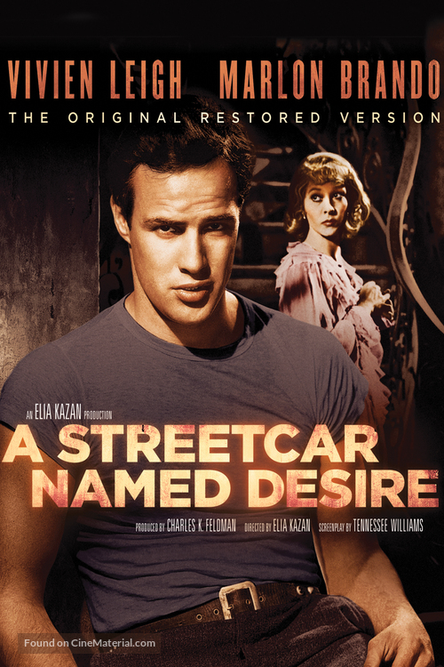 A Streetcar Named Desire - DVD movie cover