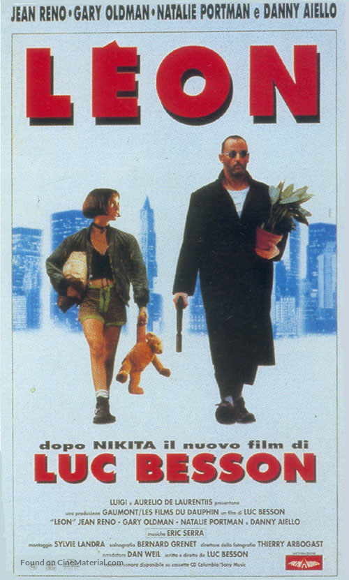 L&eacute;on: The Professional - Italian VHS movie cover