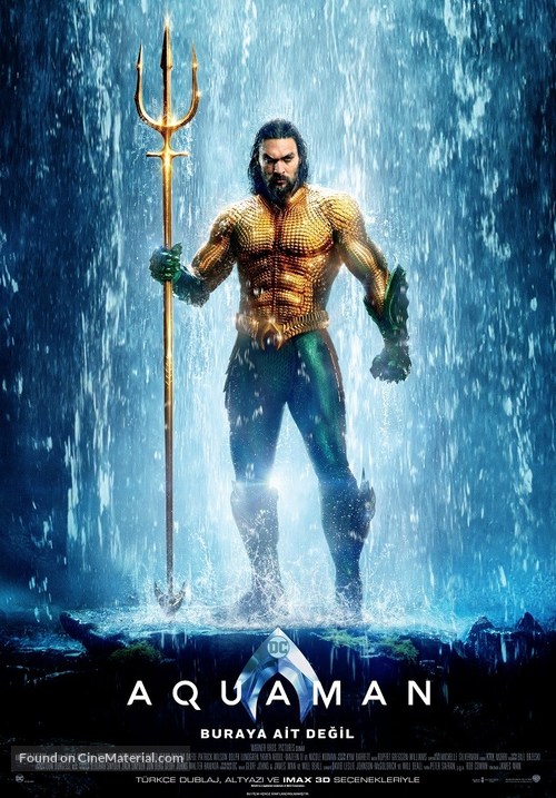 Aquaman - Turkish Movie Poster