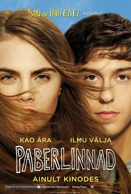 Paper Towns - Estonian Movie Poster