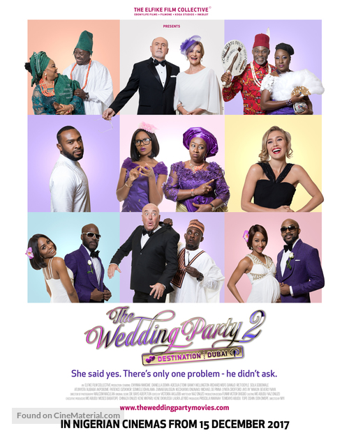 The Wedding Party 2: Destination Dubai - South African Movie Poster