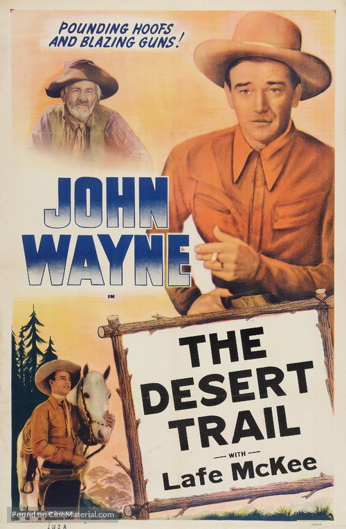 The Desert Trail - Re-release movie poster