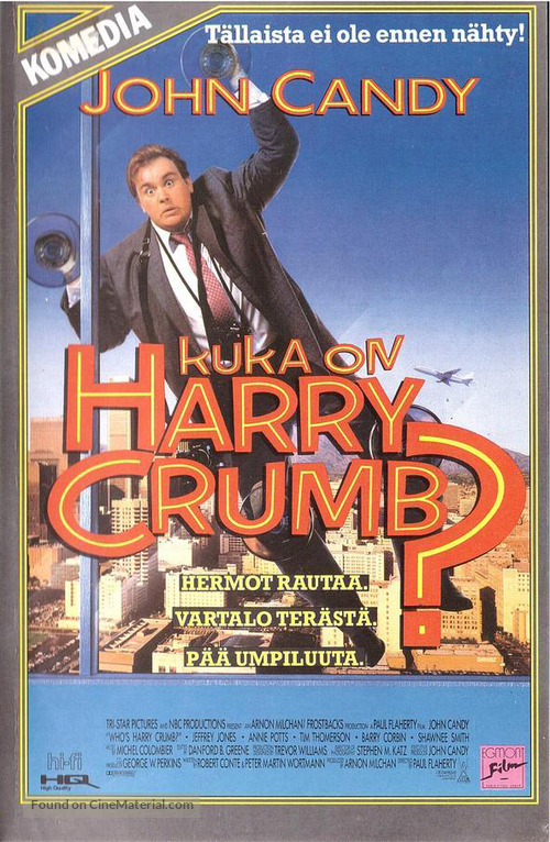 Who&#039;s Harry Crumb? - Finnish VHS movie cover