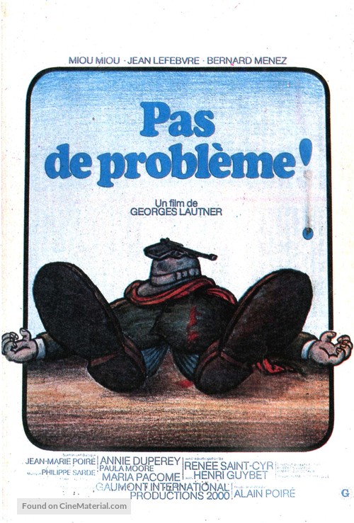 Pas de probl&egrave;me! - French Movie Poster