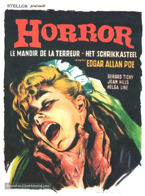 Horror - Belgian Movie Poster