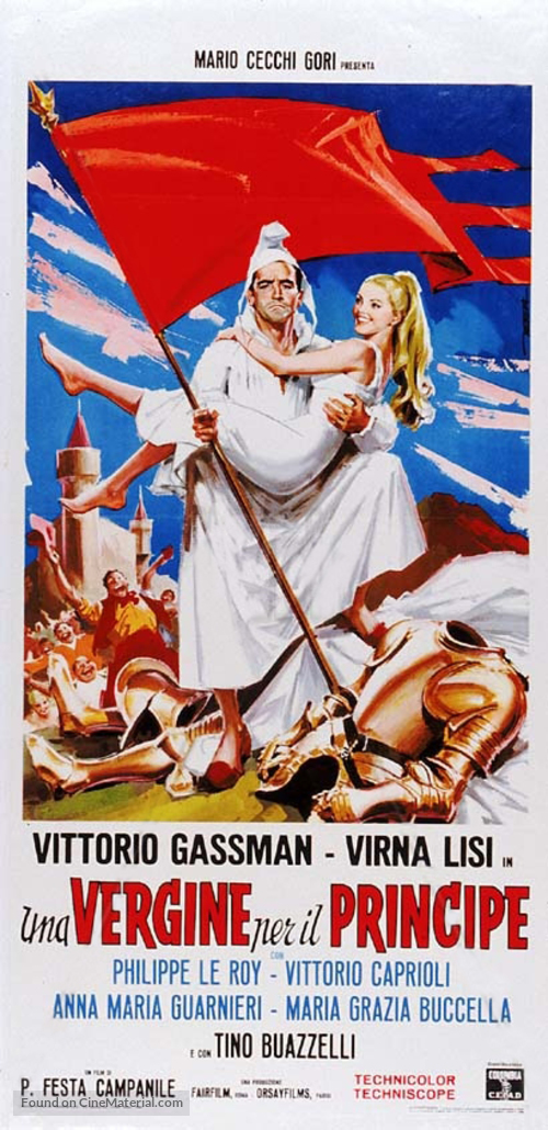 Una vergine per il principe - Italian Movie Poster