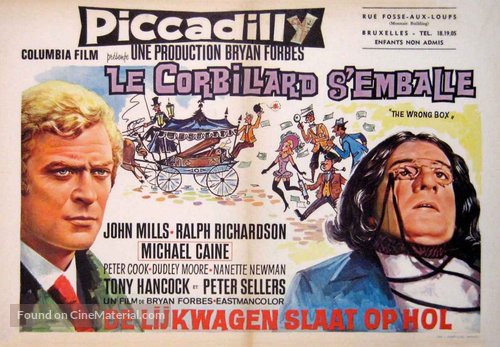 The Wrong Box - Belgian Movie Poster