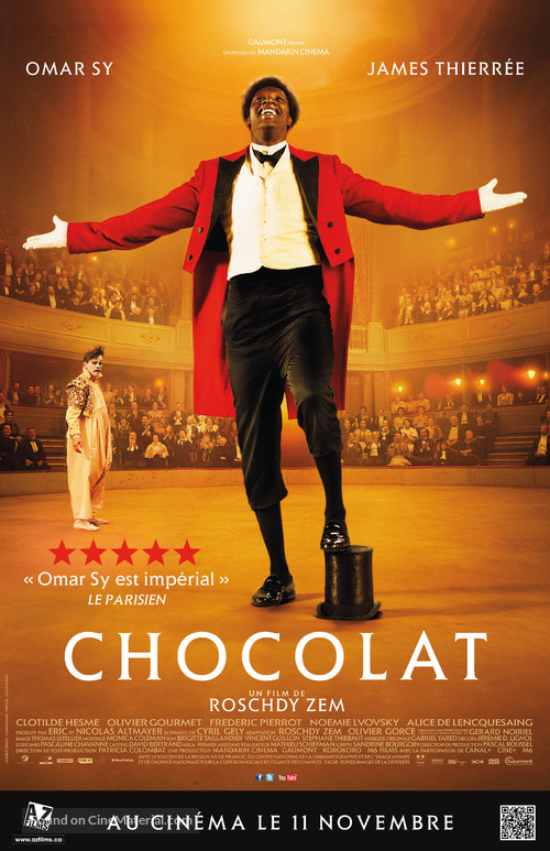 Chocolat - Canadian Movie Poster