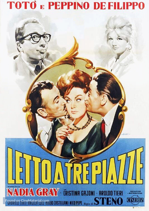 Letto a tre piazze - Italian Movie Poster