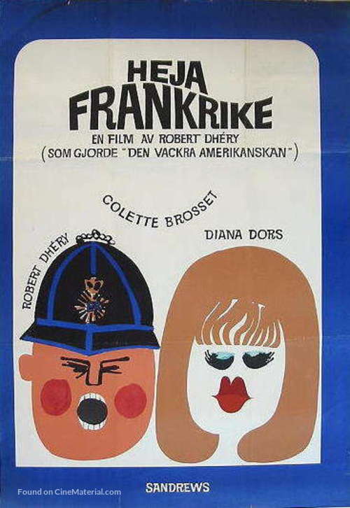 Allez France! - Swedish Movie Poster