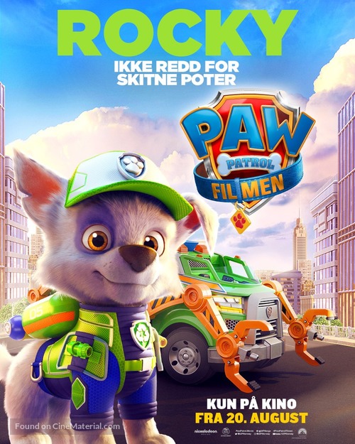 Paw Patrol: The Movie - Norwegian Movie Poster