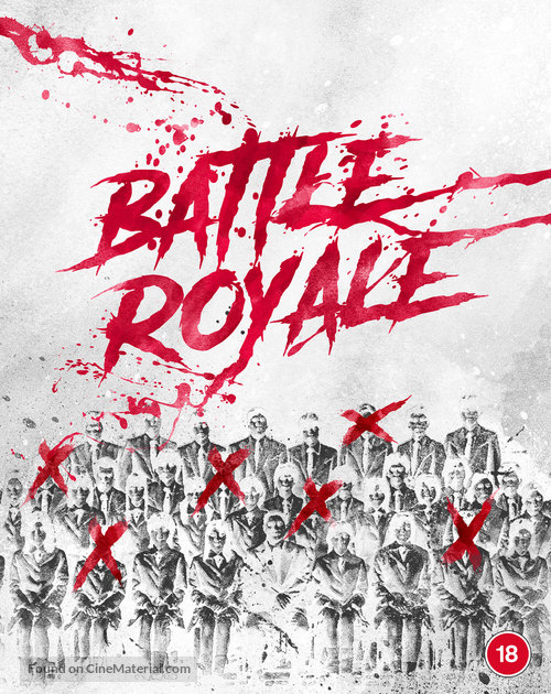 Battle Royale - British Blu-Ray movie cover