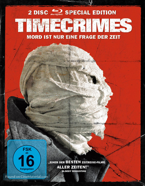 Los cronocr&iacute;menes - German Blu-Ray movie cover