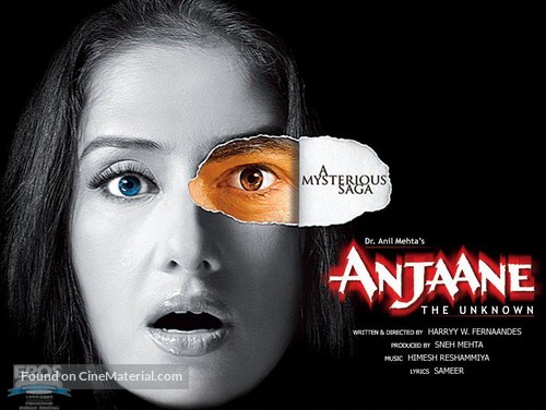 Anjaane: The Unkown - Indian Movie Poster