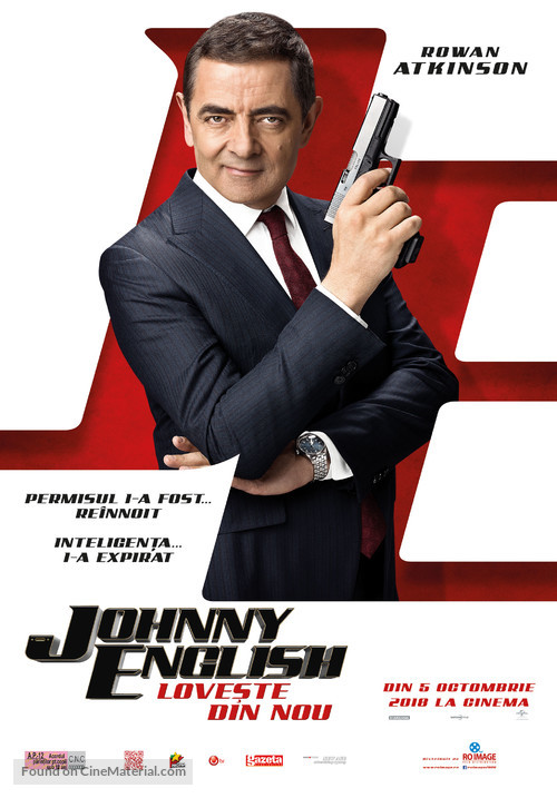 Johnny English Strikes Again - Romanian Movie Poster