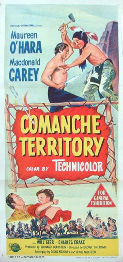 Comanche Territory - Australian Movie Poster