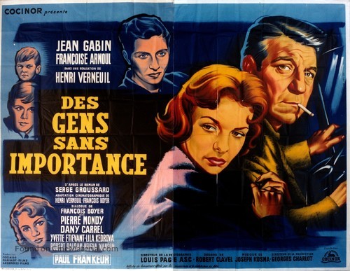 Des gens sans importance - French Movie Poster