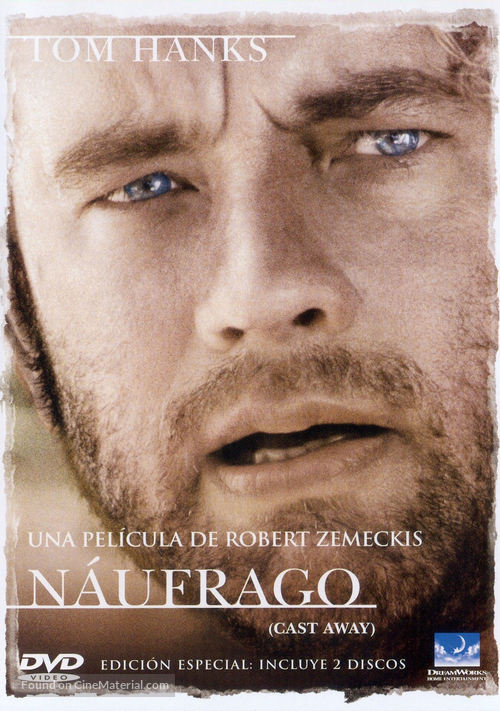 Cast Away - Spanish DVD movie cover