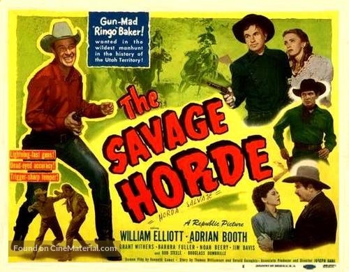 The Savage Horde - Movie Poster