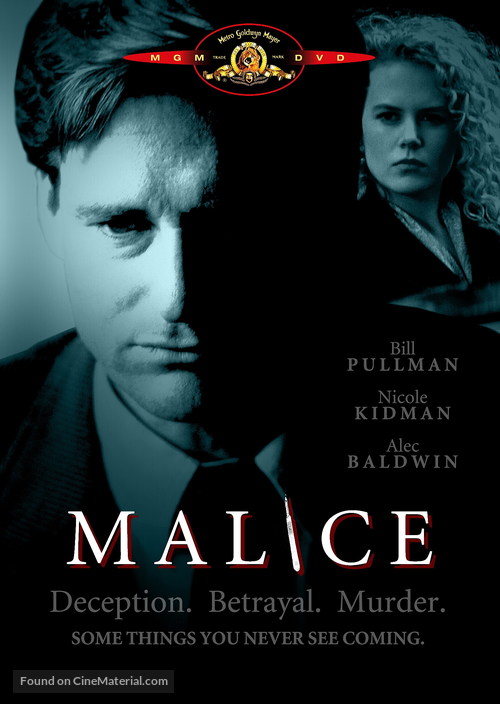 Malice - DVD movie cover