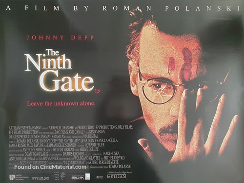 The Ninth Gate - British Movie Poster