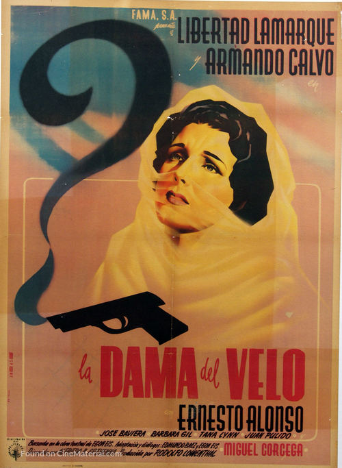 La dama del velo - Mexican Movie Poster