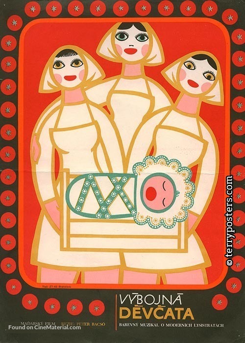 Szikr&aacute;z&oacute; l&aacute;nyok - Czech Movie Poster