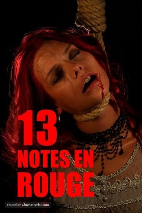 13 Notes en Rouge - French Movie Poster