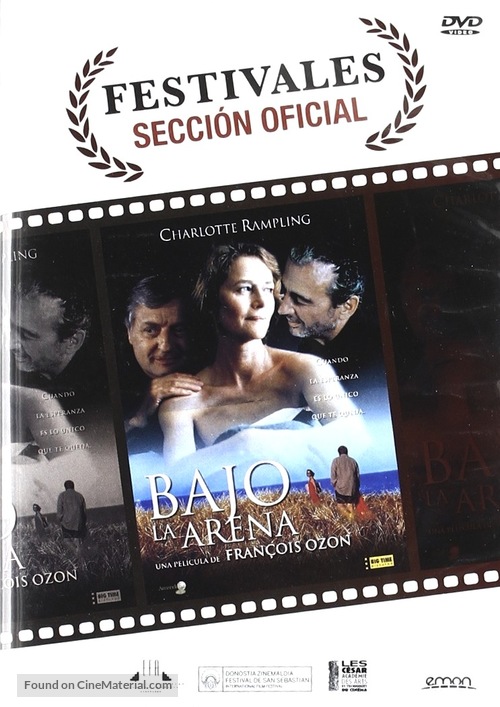 Sous le sable - Spanish DVD movie cover
