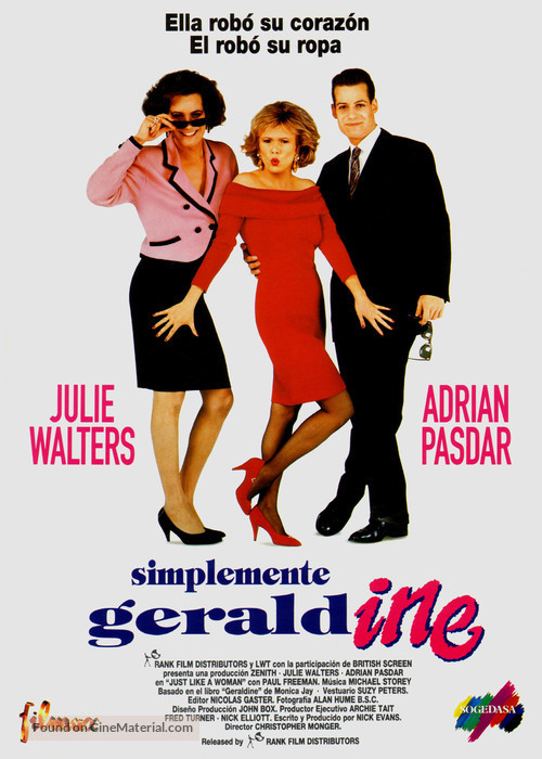 Just Like a Woman - Spanish Movie Poster