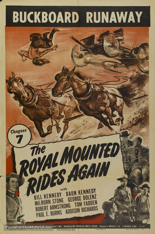 The Royal Mounted Rides Again - Movie Poster