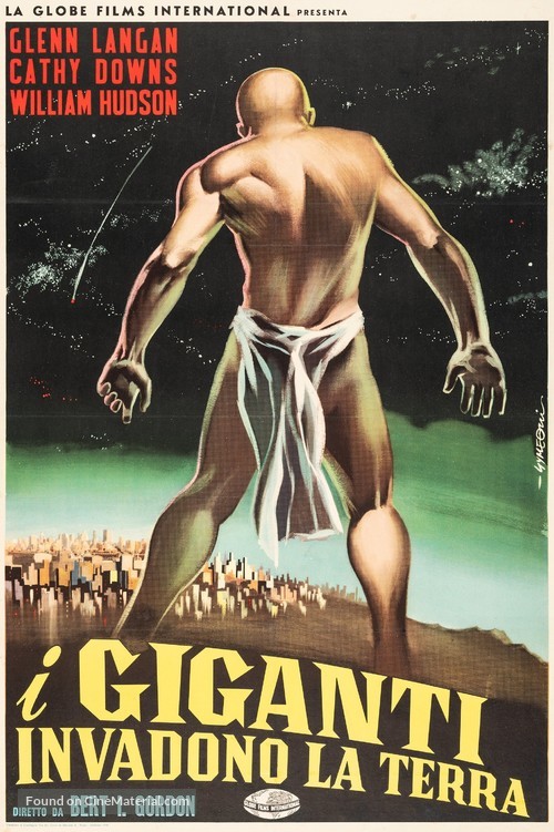 The Amazing Colossal Man - Italian Movie Poster