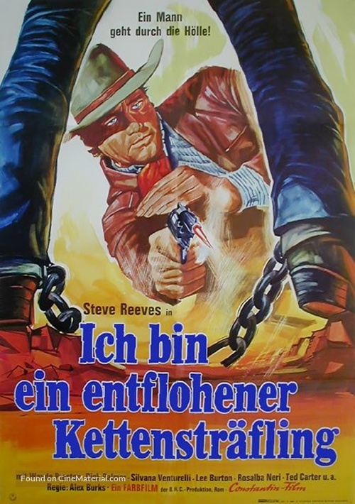 Vivo per la tua morte - German Movie Poster