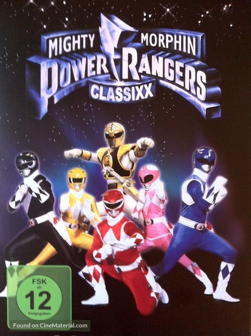 &quot;Mighty Morphin&#039; Power Rangers&quot; - German DVD movie cover