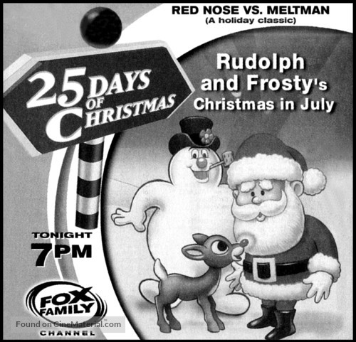 Rudolph and Frosty&#039;s Christmas in July - poster