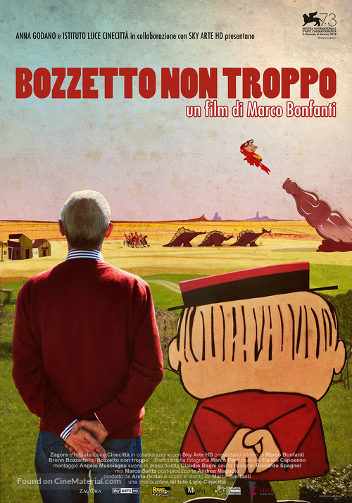 Bozzetto non troppo - Italian Movie Poster