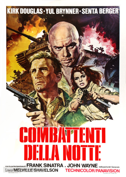 Cast a Giant Shadow - Italian Movie Poster
