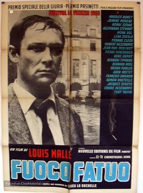 Le feu follet - Italian Movie Poster