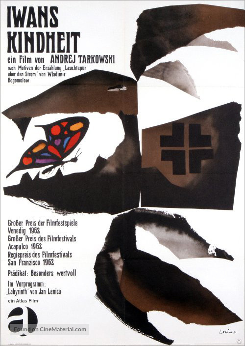Ivanovo detstvo - German Movie Poster