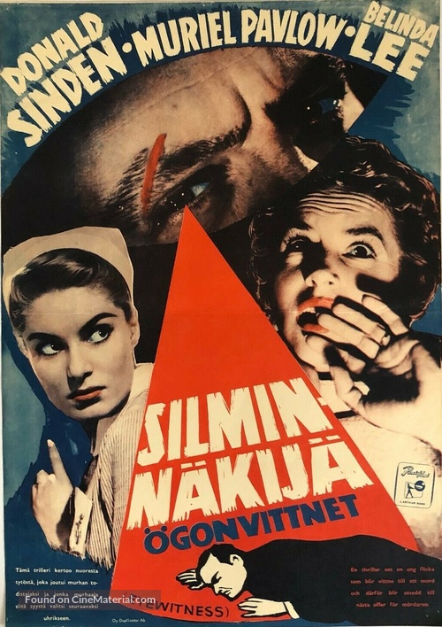 Eyewitness - Finnish Movie Poster