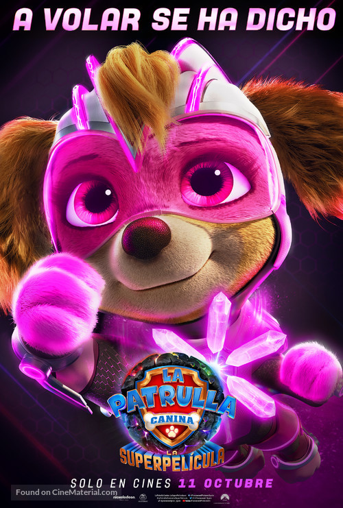 PAW Patrol: The Mighty Movie - Spanish Movie Poster