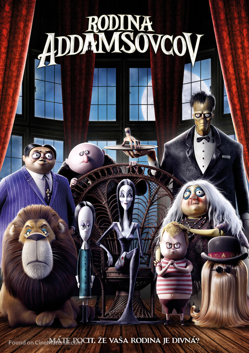 The Addams Family - Slovak DVD movie cover