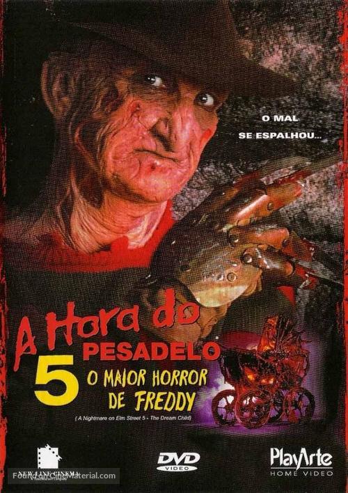 A Nightmare on Elm Street: The Dream Child - Brazilian Movie Cover