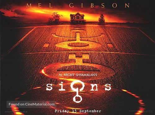 Signs - British Movie Poster