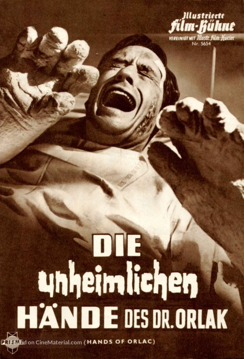 The Hands of Orlac - German poster