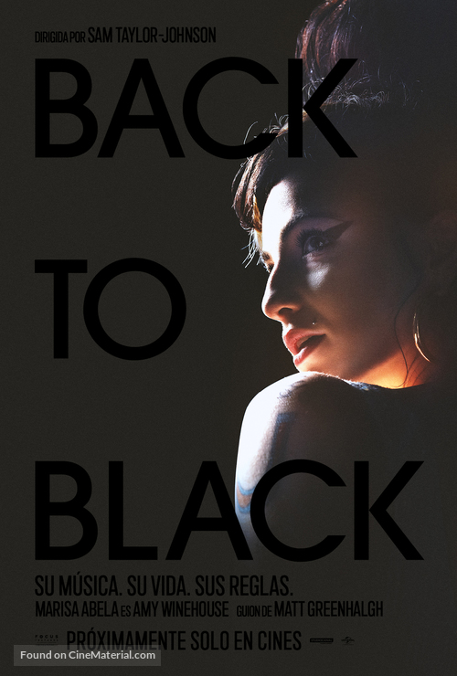 Back to Black - Spanish Movie Poster